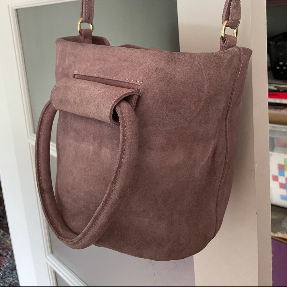Suede Crossbody Purse